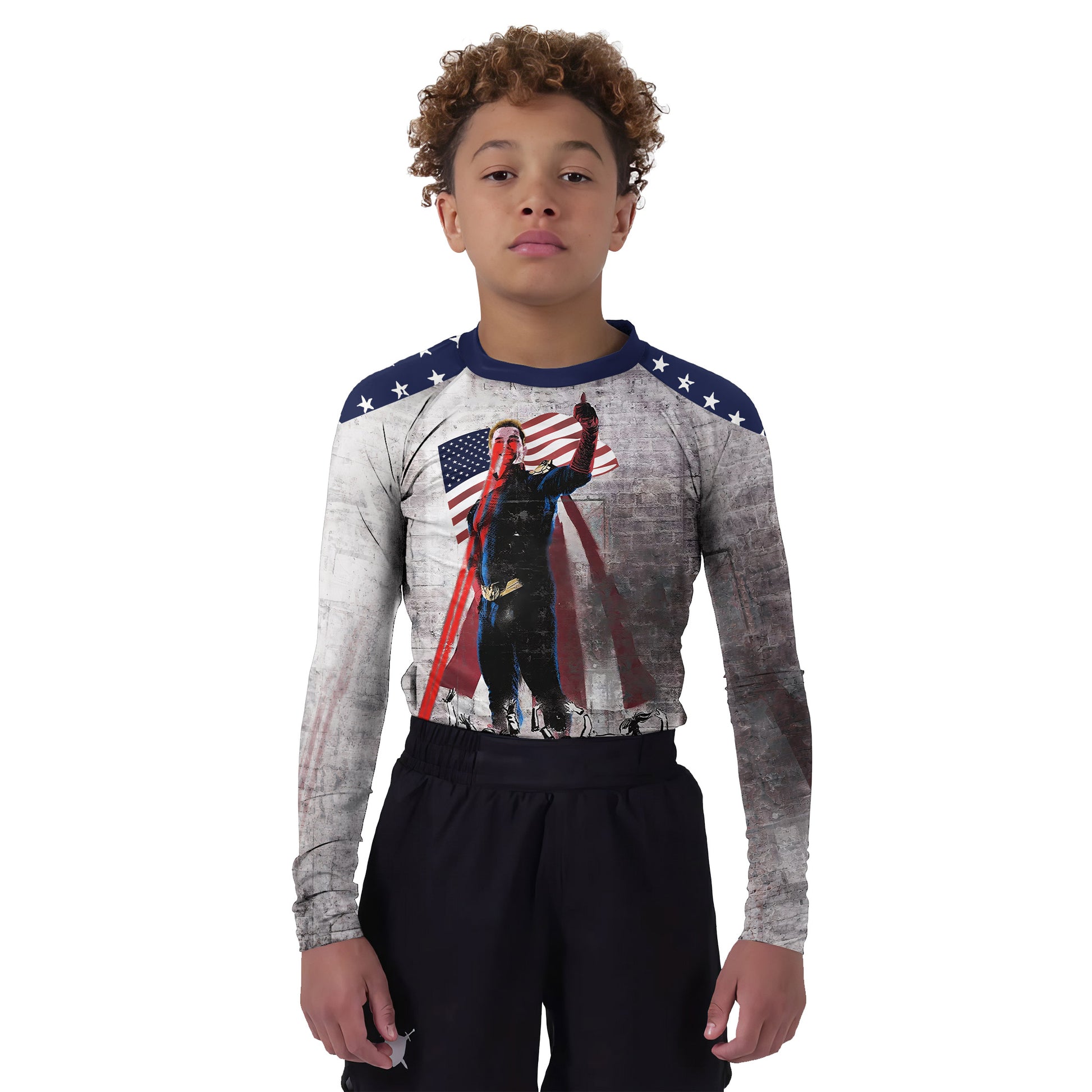 The Boys Freedom Camp Kids Rash Guard