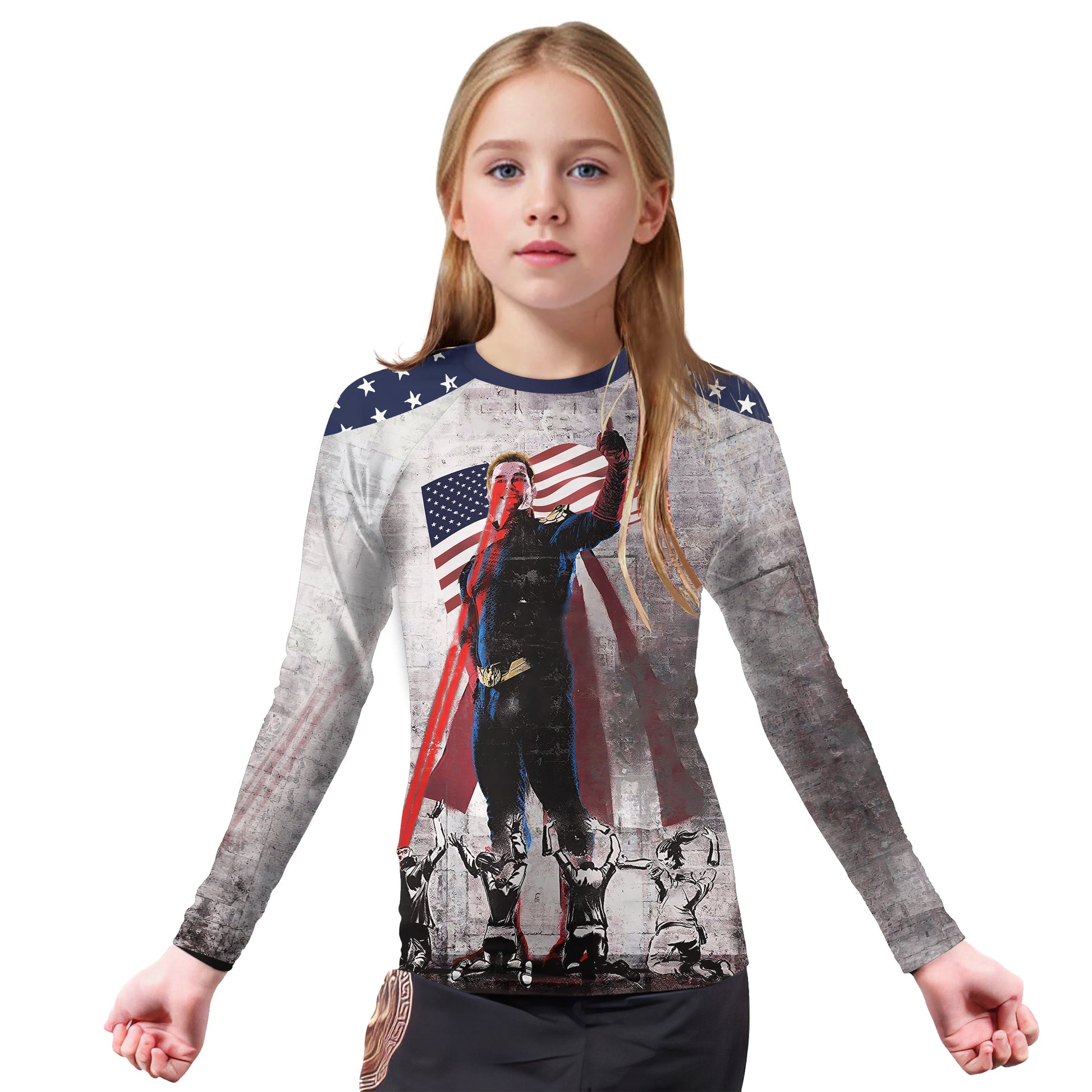 The Boys Freedom Camp Kids Rash Guard