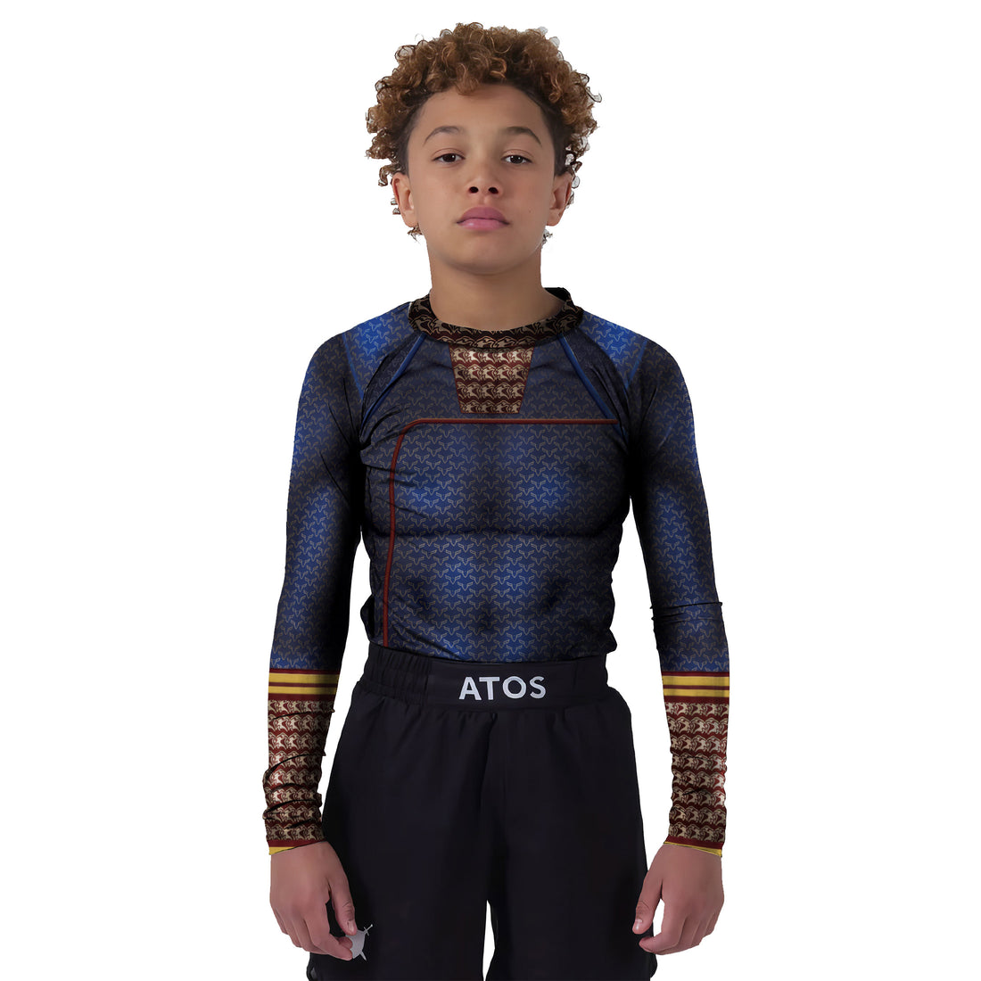 The Boys Homelander Cosplay Kids Rash Guard