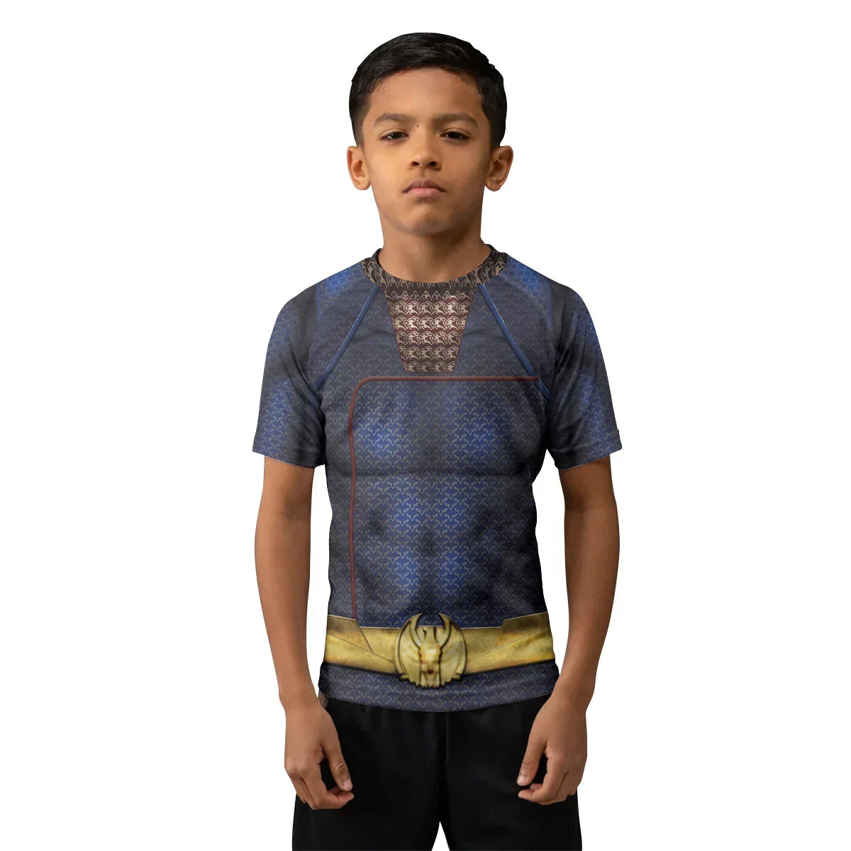 The Boys Homelander Cosplay Kids Rash Guard