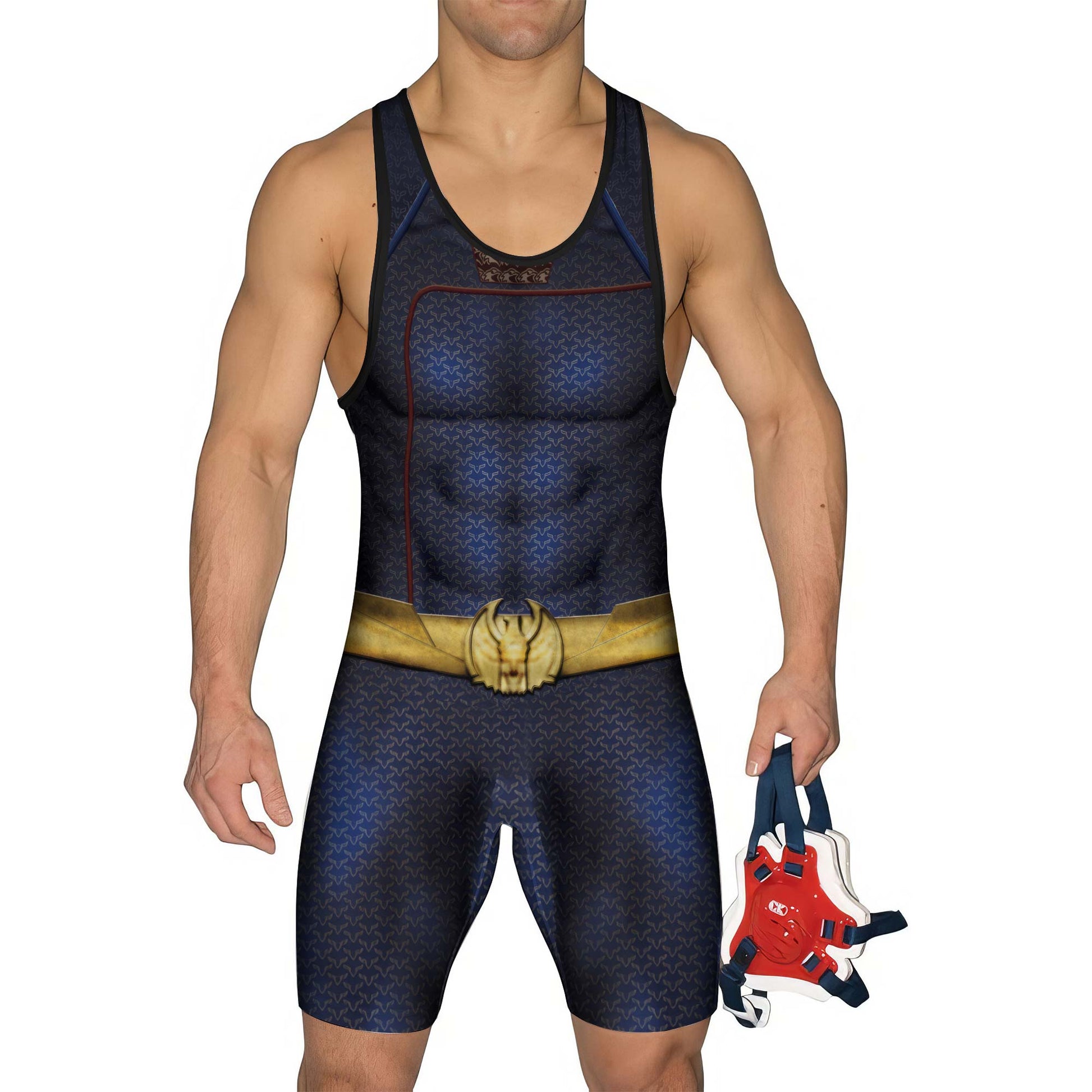 The Boys Homelander Cosplay Wrestling Singlet