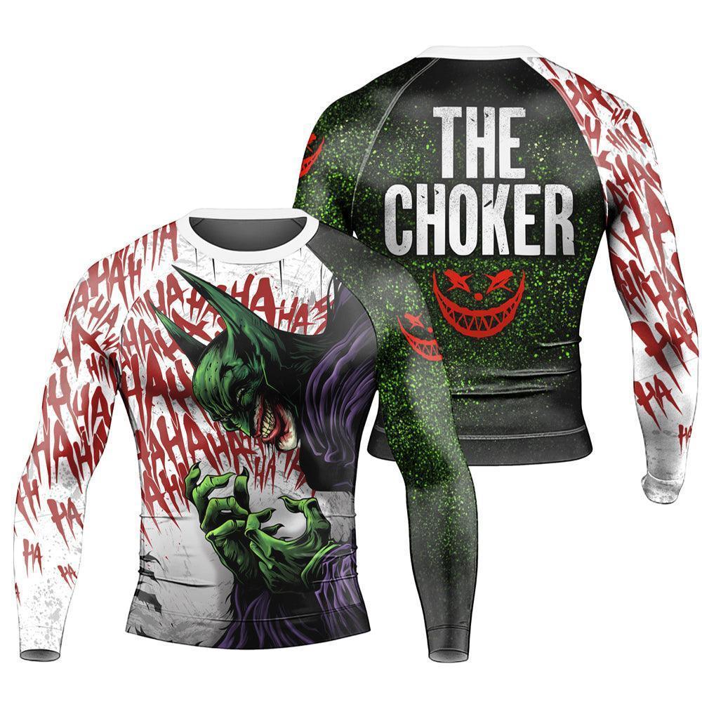 Horror Rash Guards The Choker Laugh Rash Guard - Athletic Performance