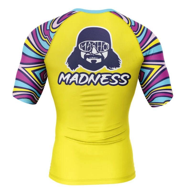 The Cream of the Crop Trippy Randy Savage Pop Short Sleeve Rash Guard