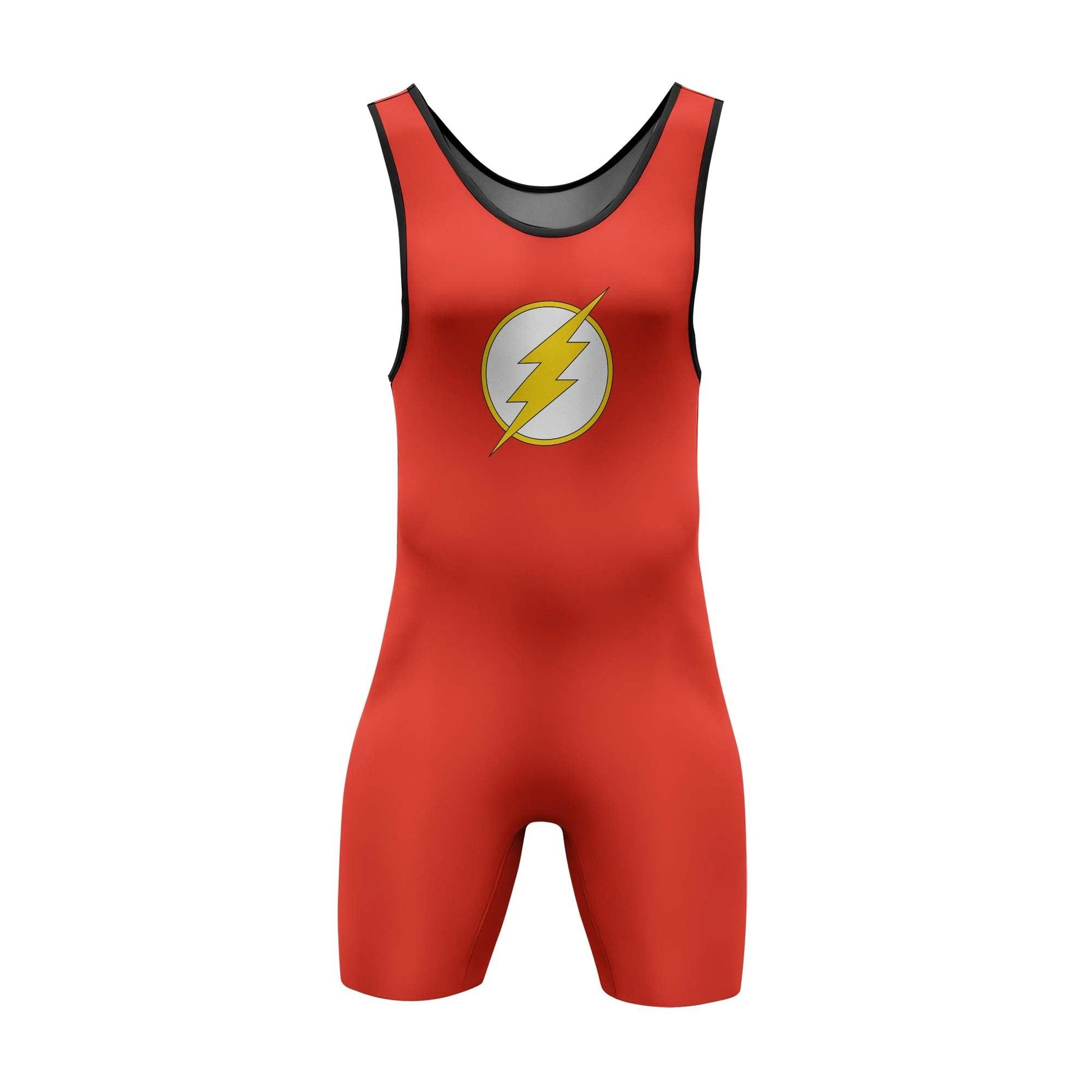 The Flash Symbol Wrestling Singlet