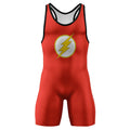 The Flash Symbol Wrestling Singlet