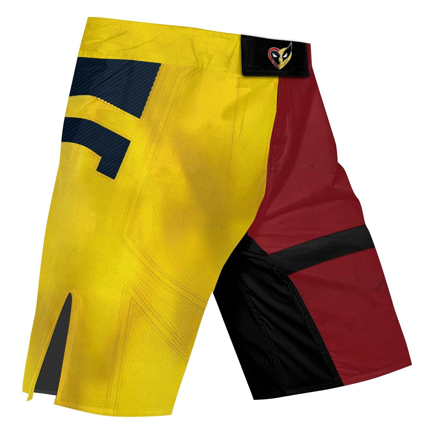 The Half Deadpool And Wolverine Fight Shorts