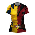 The Half Deadpool And Wolverine Rash Guard