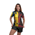 The Half Deadpool And Wolverine Rash Guard