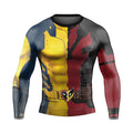 The Half Deadpool And Wolverine Rash Guard