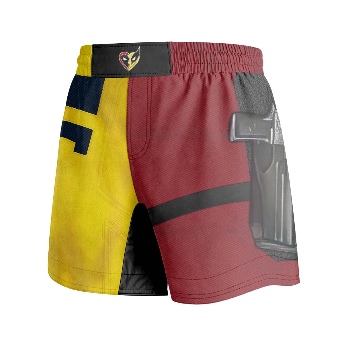 The Half Deadpool And Wolverine Grappling Shorts