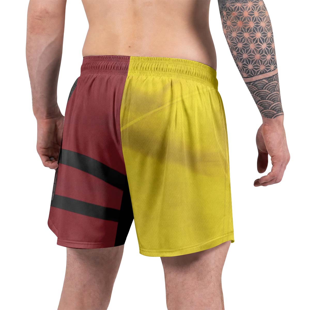 The Half Deadpool And Wolverine Grappling Shorts