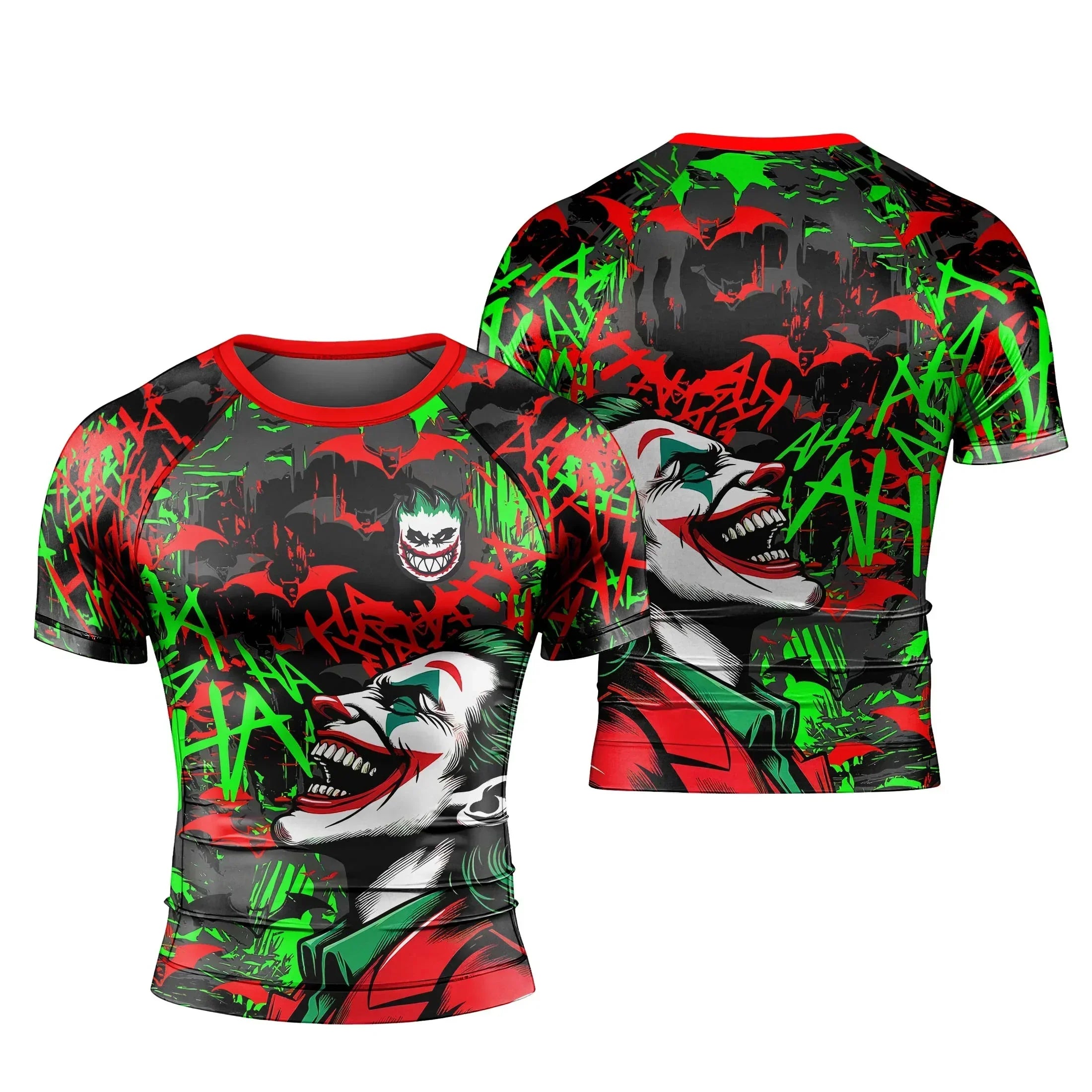 The Joker Laught Rash Guard for MMA & Fitness