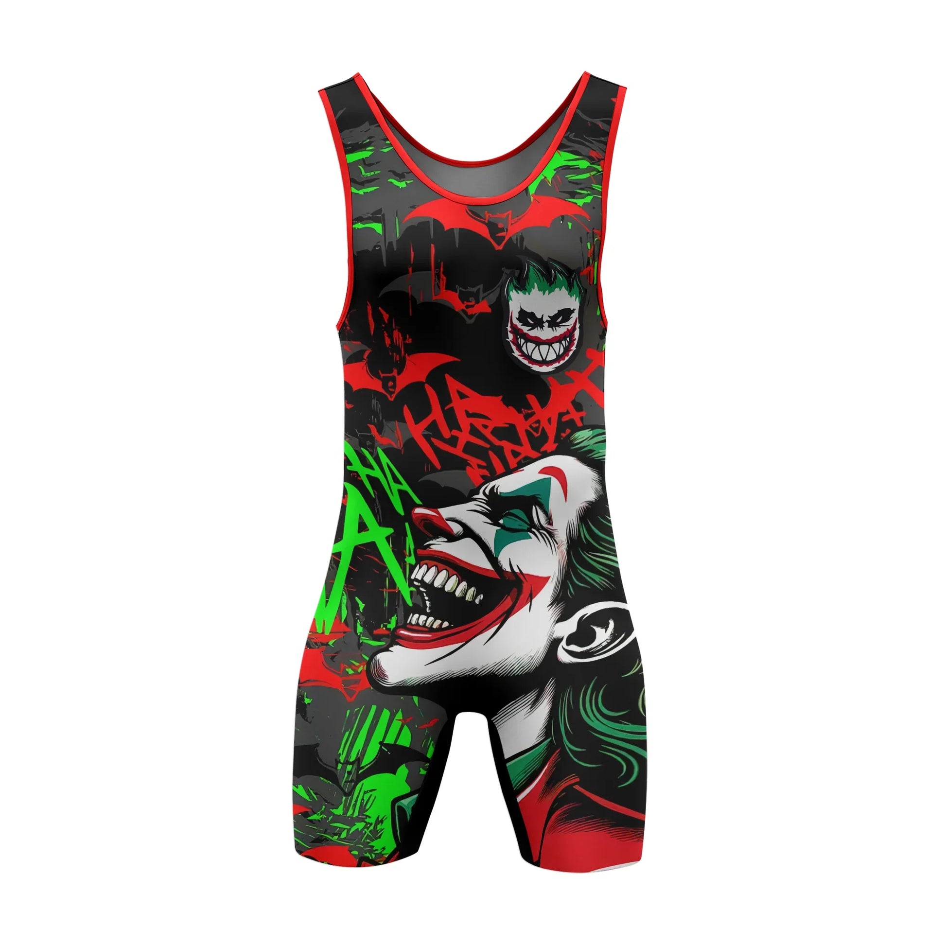 The Joker Laught Wrestling Singlet