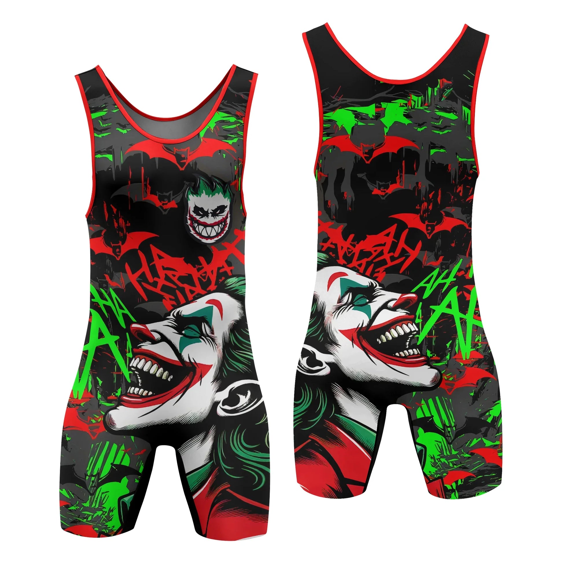 The Joker Laught Wrestling Singlet