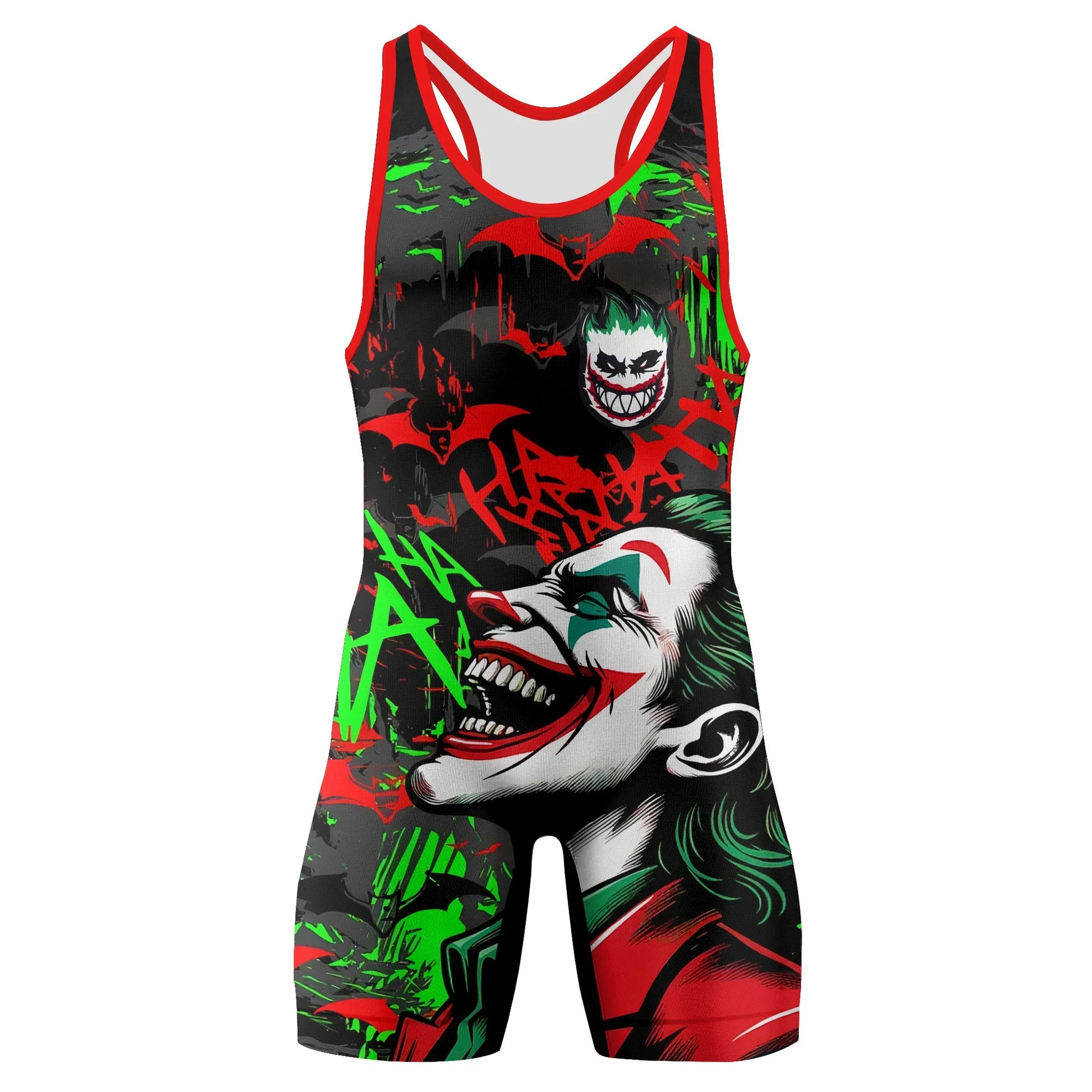 The Joker Laught Wrestling Singlet