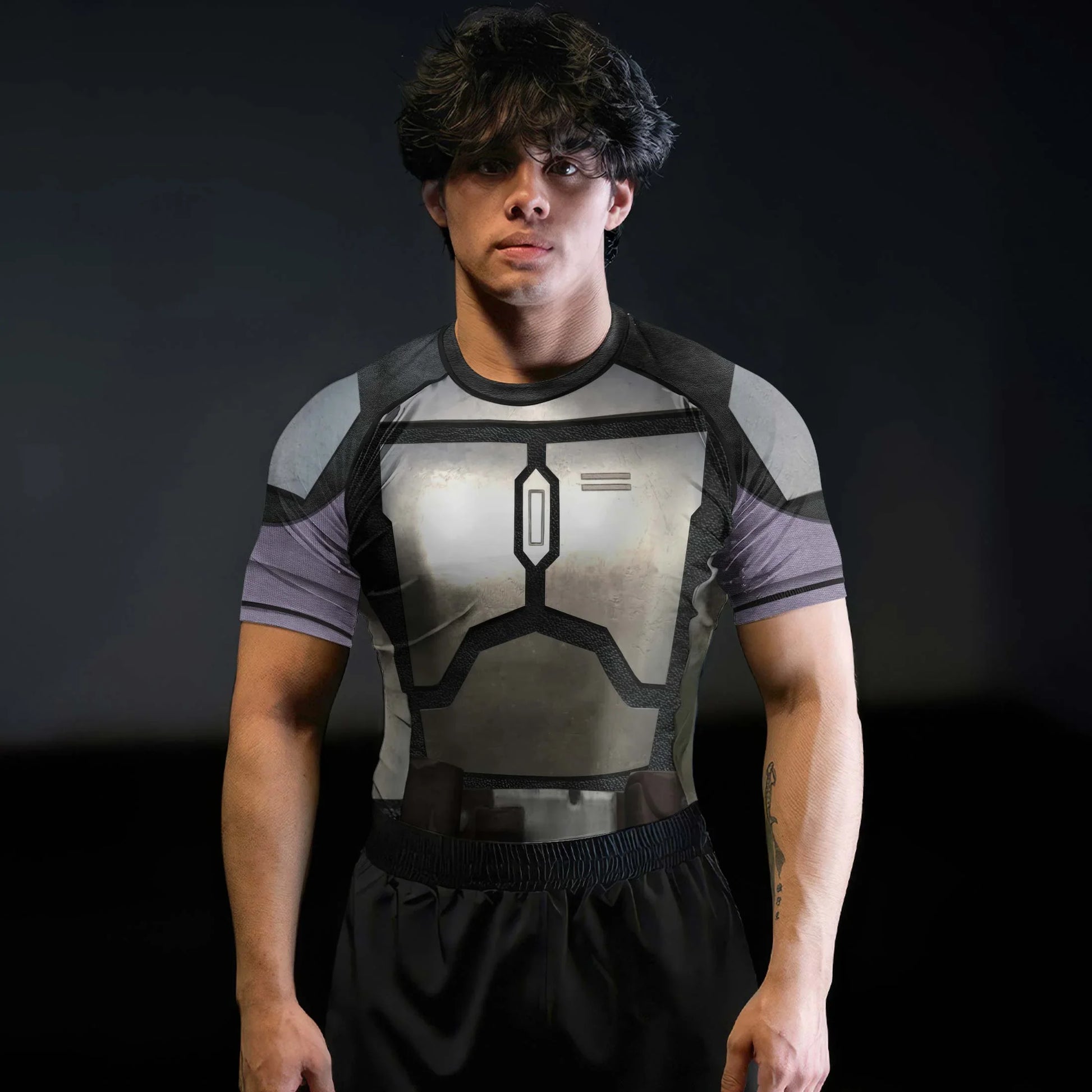 The Mandalorian Cosplay Rash Guard