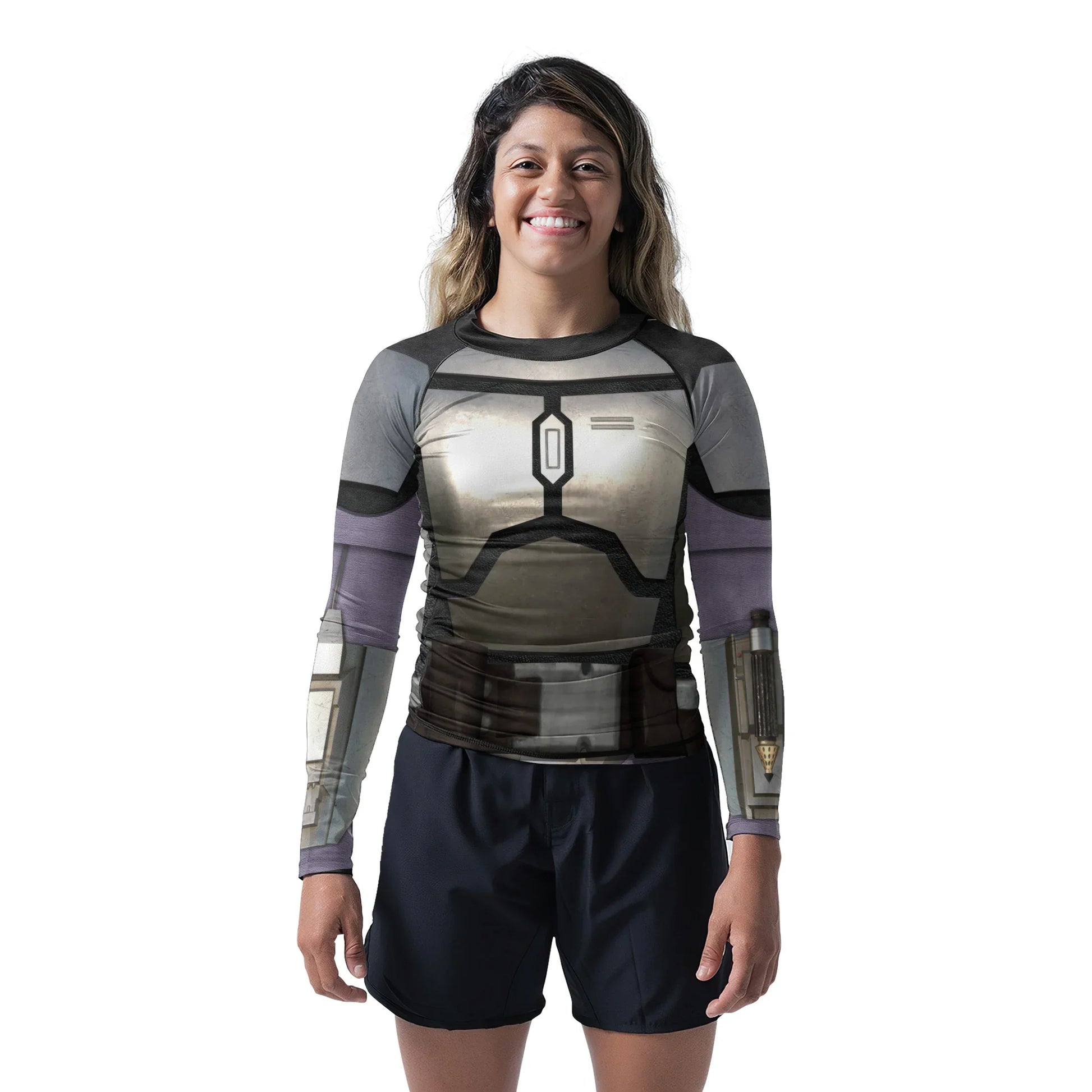 The Mandalorian Cosplay Rash Guard