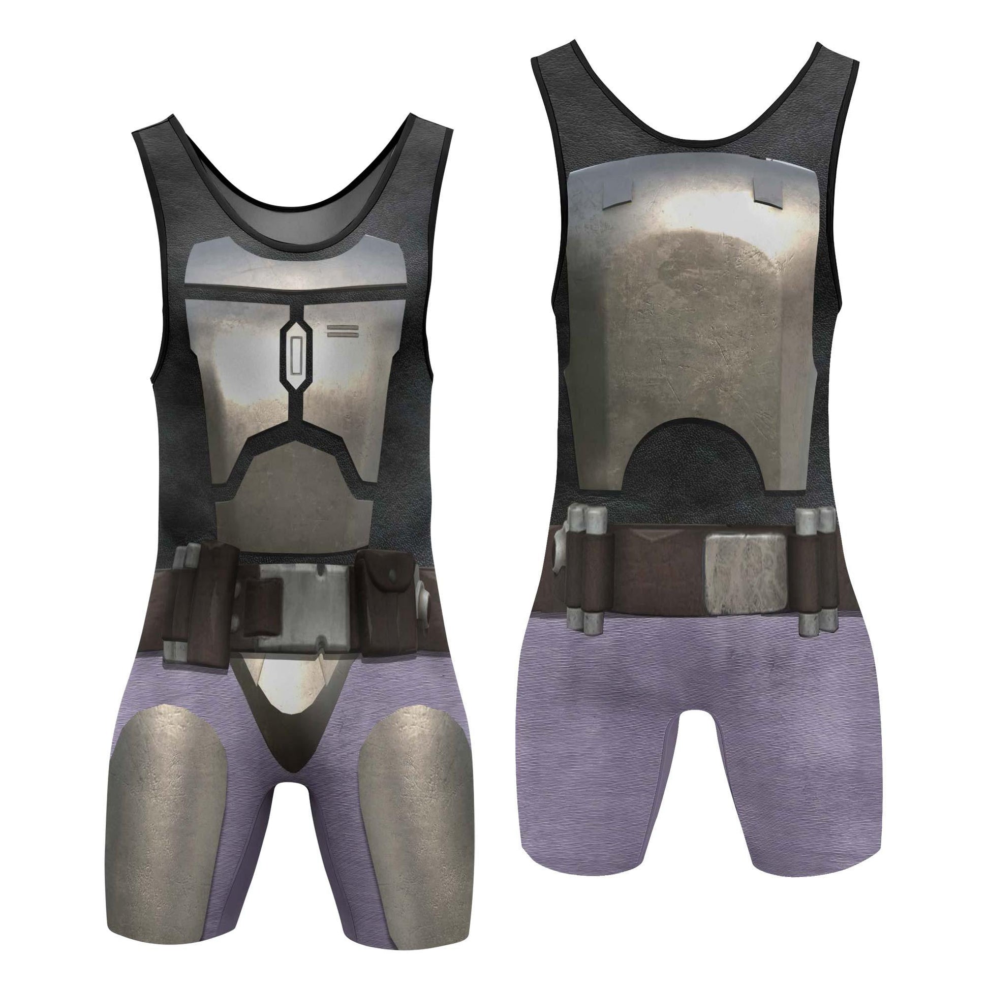 The Mandalorian Cosplay Wrestling Singlet