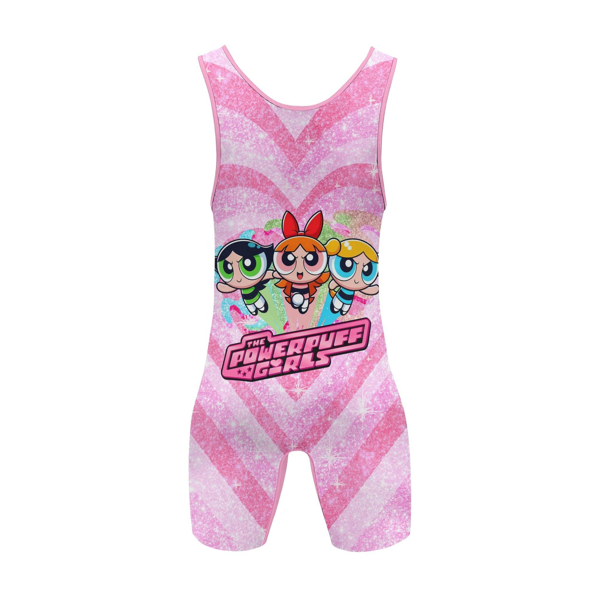 The Powerpuff Girls Heartbeat Wrestling Singlet