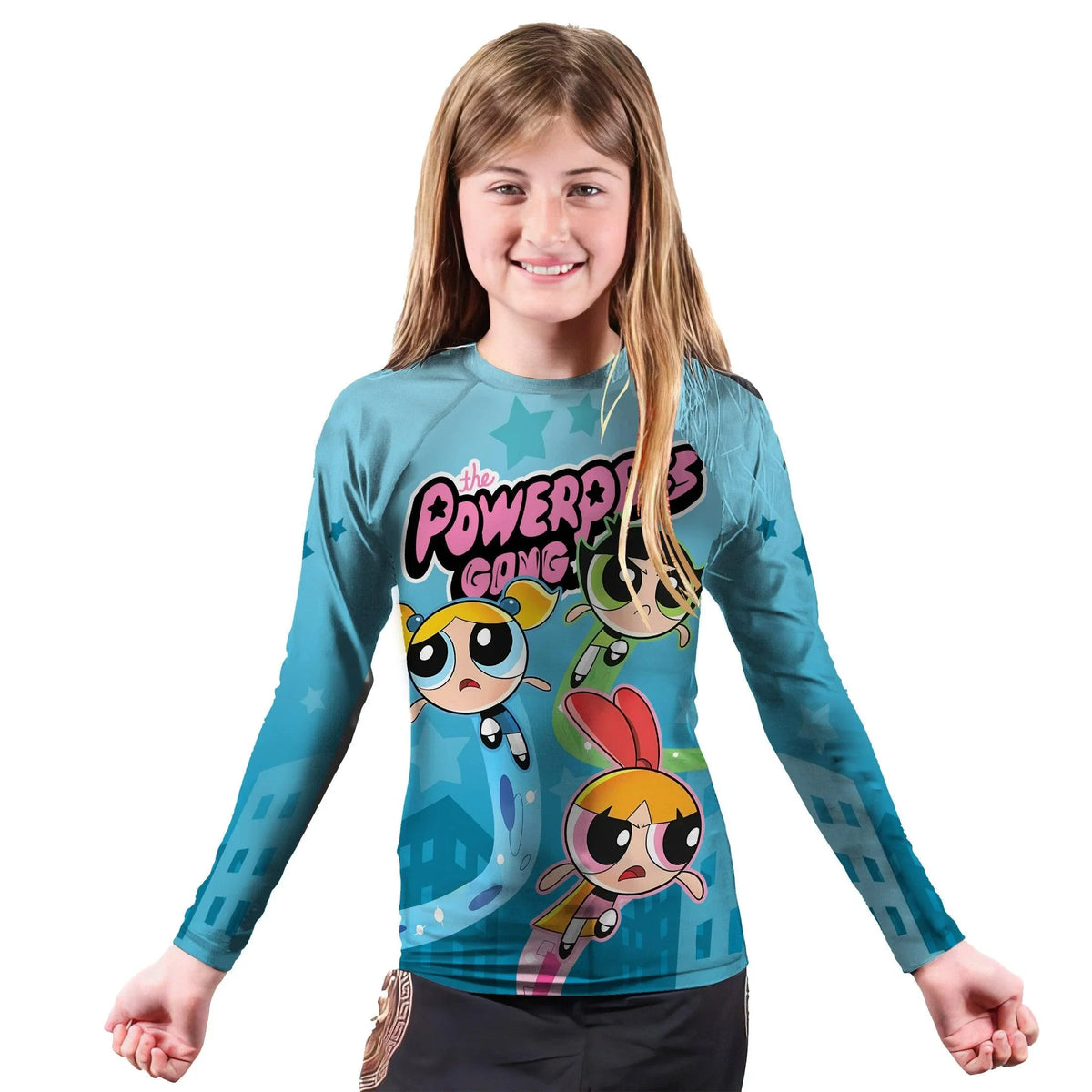 The Powerpuff Girls Kids Rash Guard | Athletic Wear