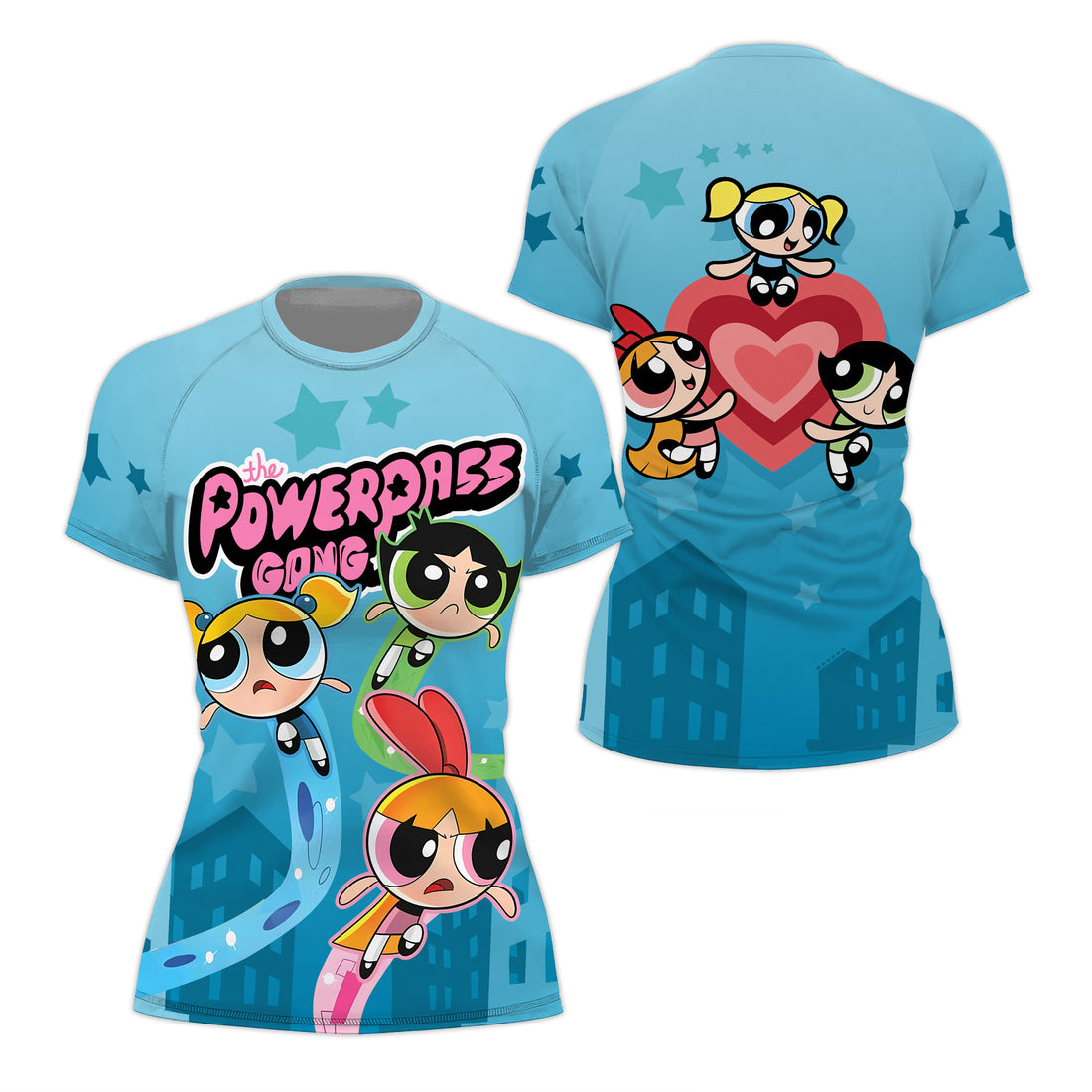 The Powerpuff Girls Kids Rash Guard