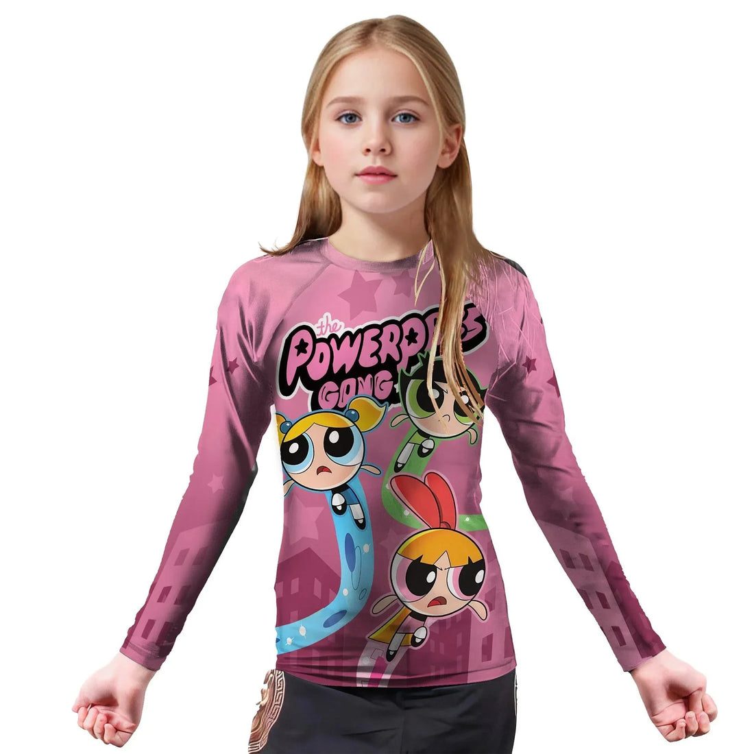 The Powerpuff Girls Kids Rash Guard