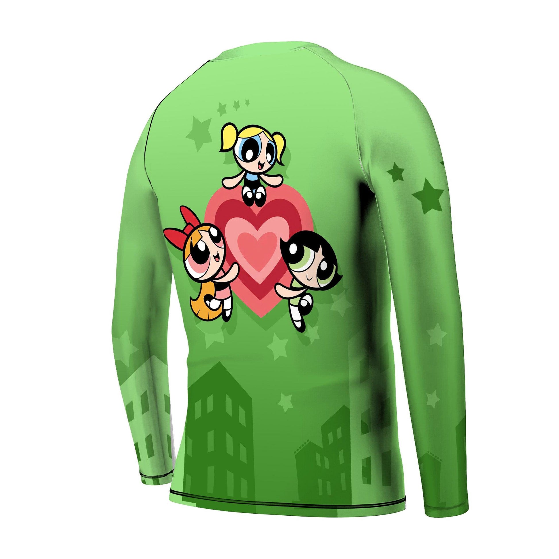 The Powerpuff Girls Kids Rash Guard