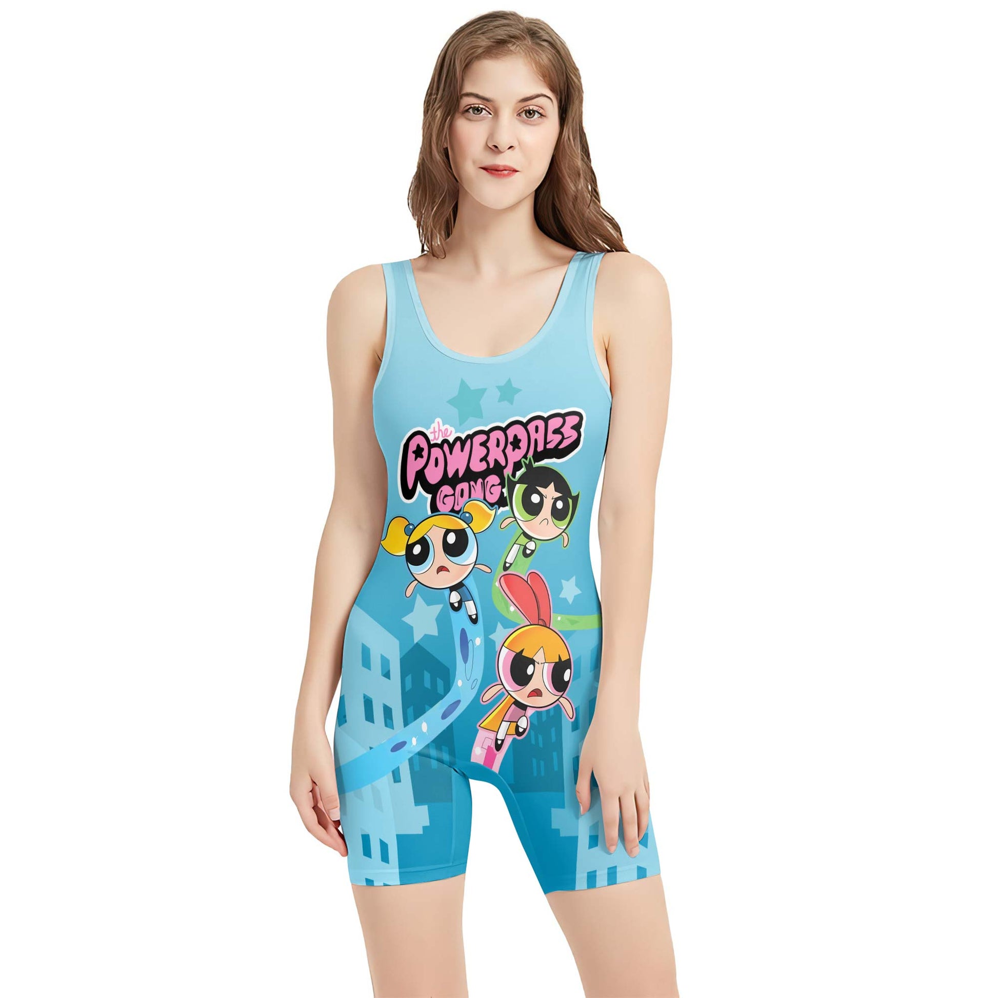 The Powerpuff Girls Wrestling Singlet