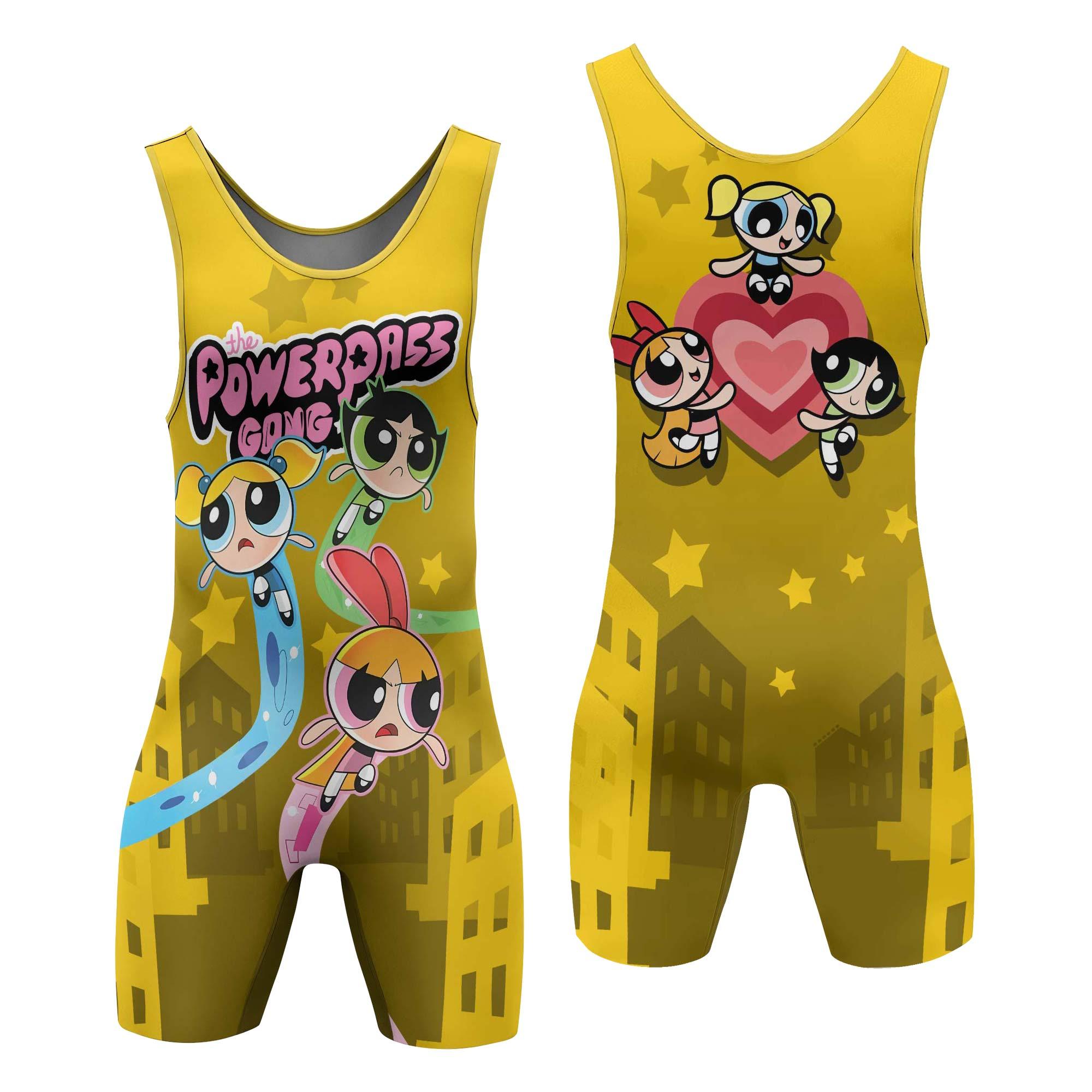 The Powerpuff Girls Wrestling Singlet | Wrestling Singlet