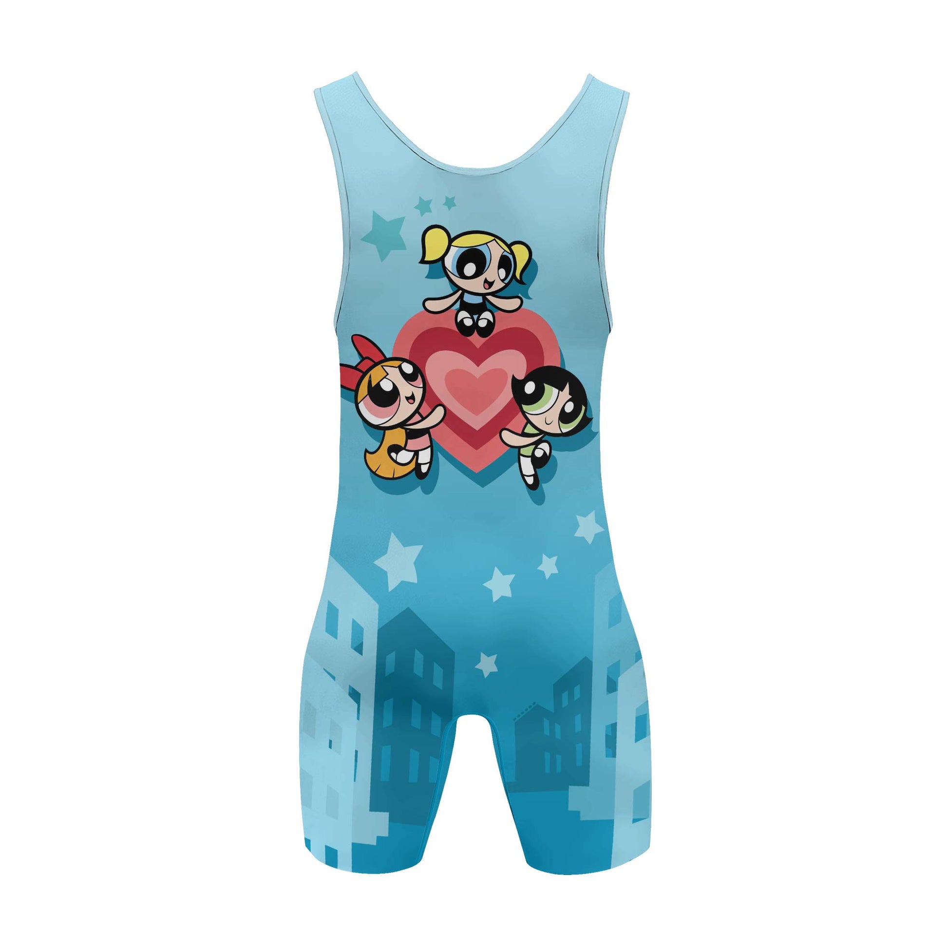 The Powerpuff Girls Wrestling Singlet