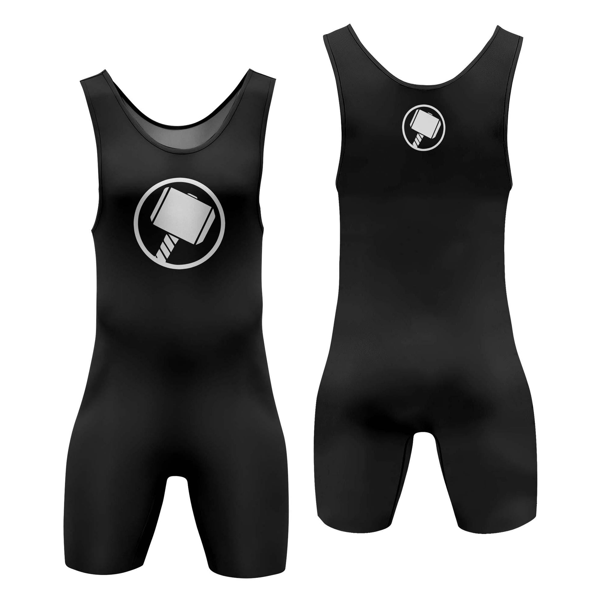 Thor Hammer Symbol Wrestling Singlet