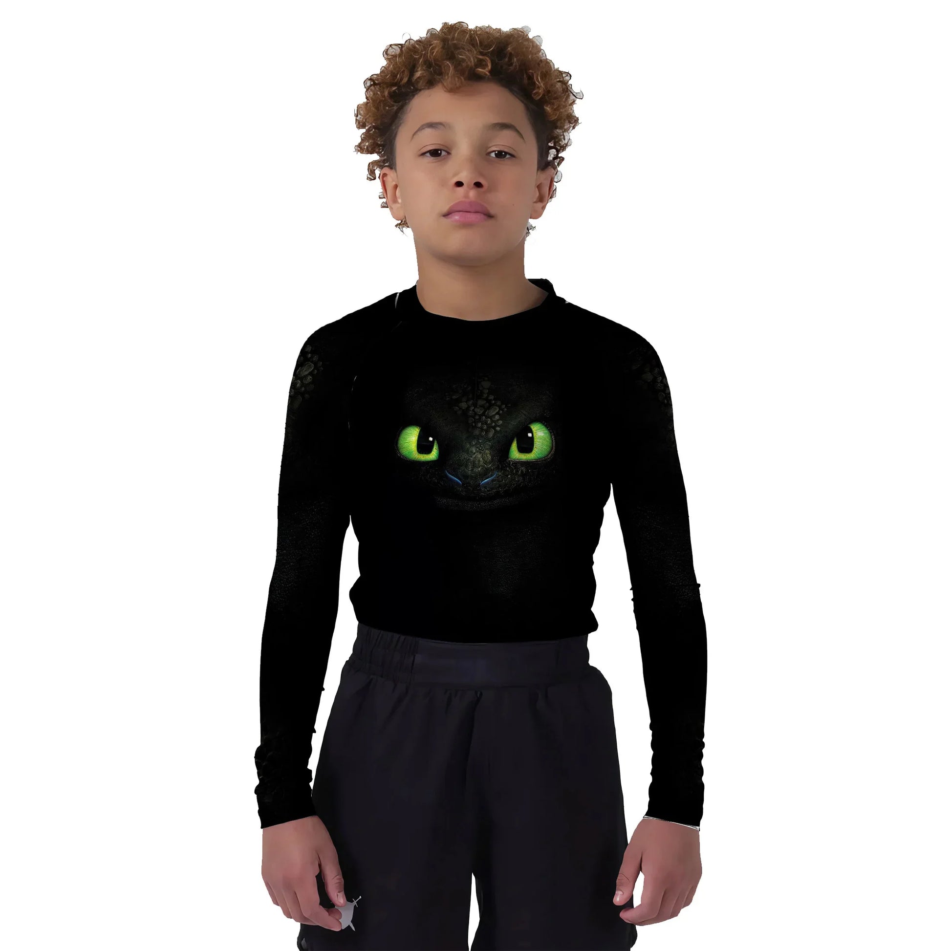 Toothless Face Kids Rash Guard