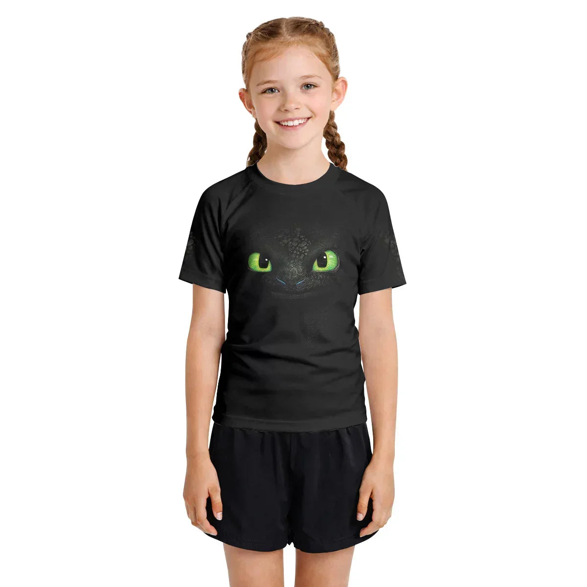 Toothless Face Kids Rash Guard