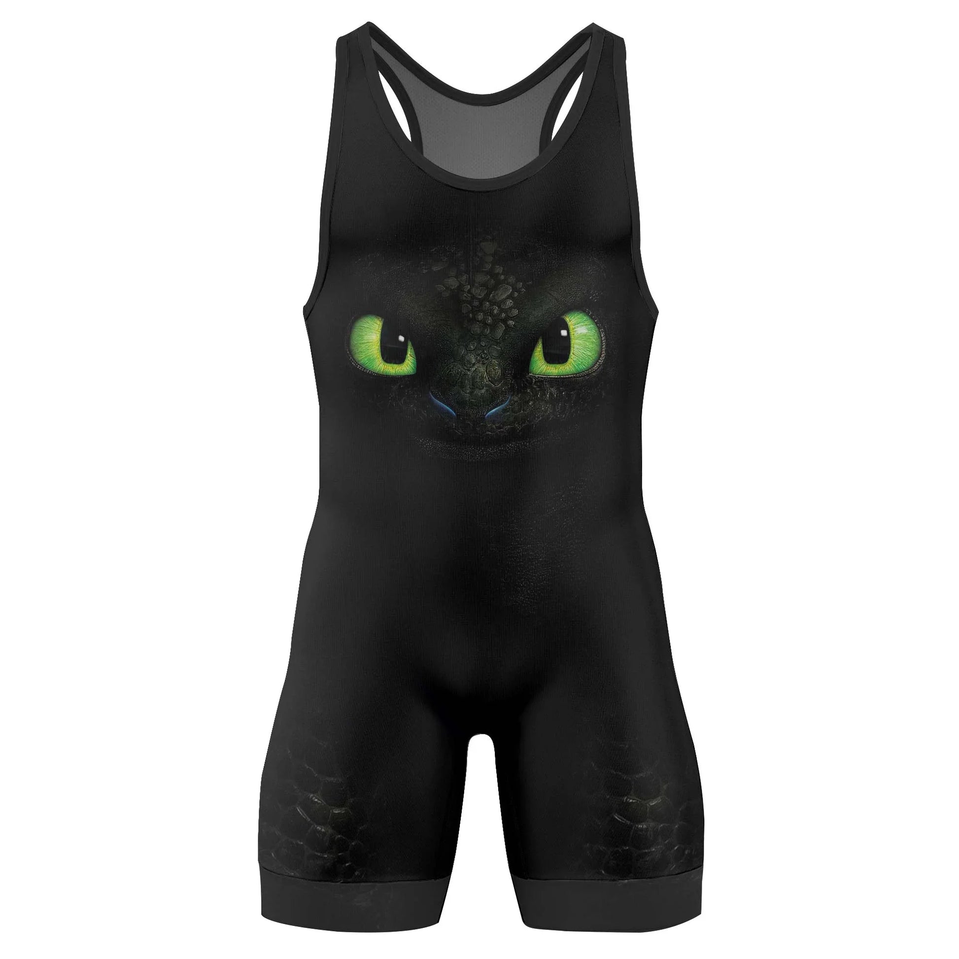 Toothless Face Wrestling Singlet