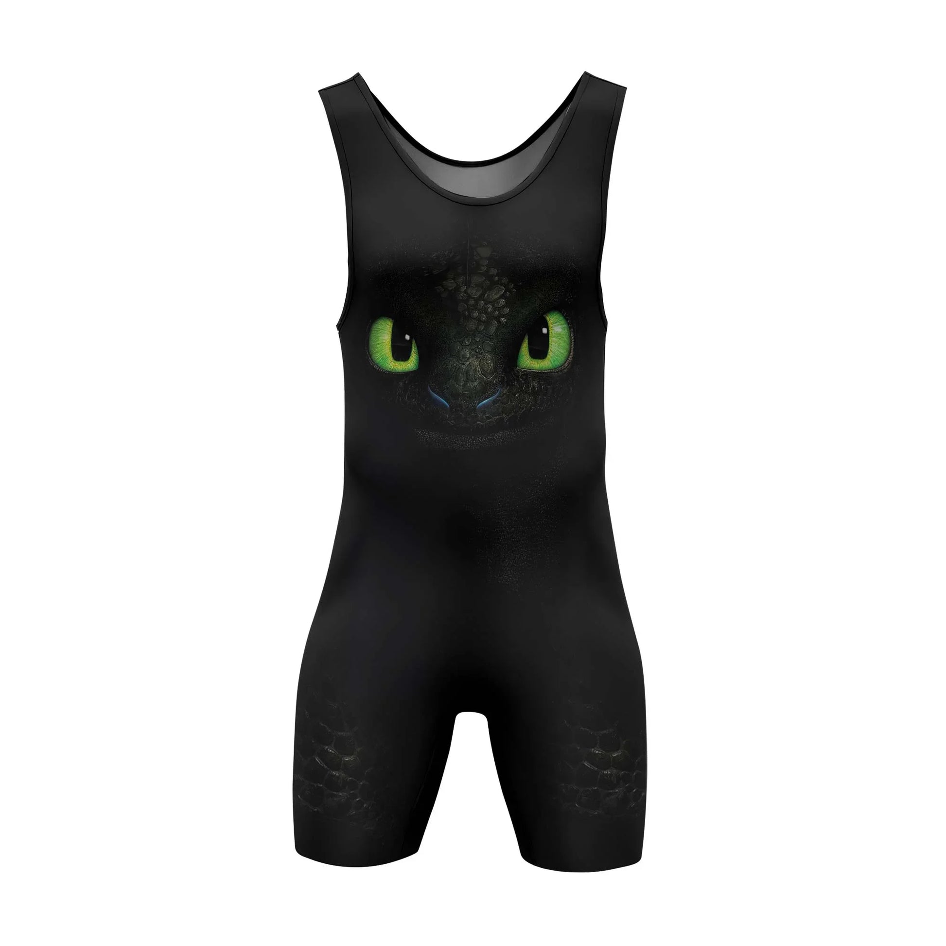 Toothless Face Wrestling Singlet