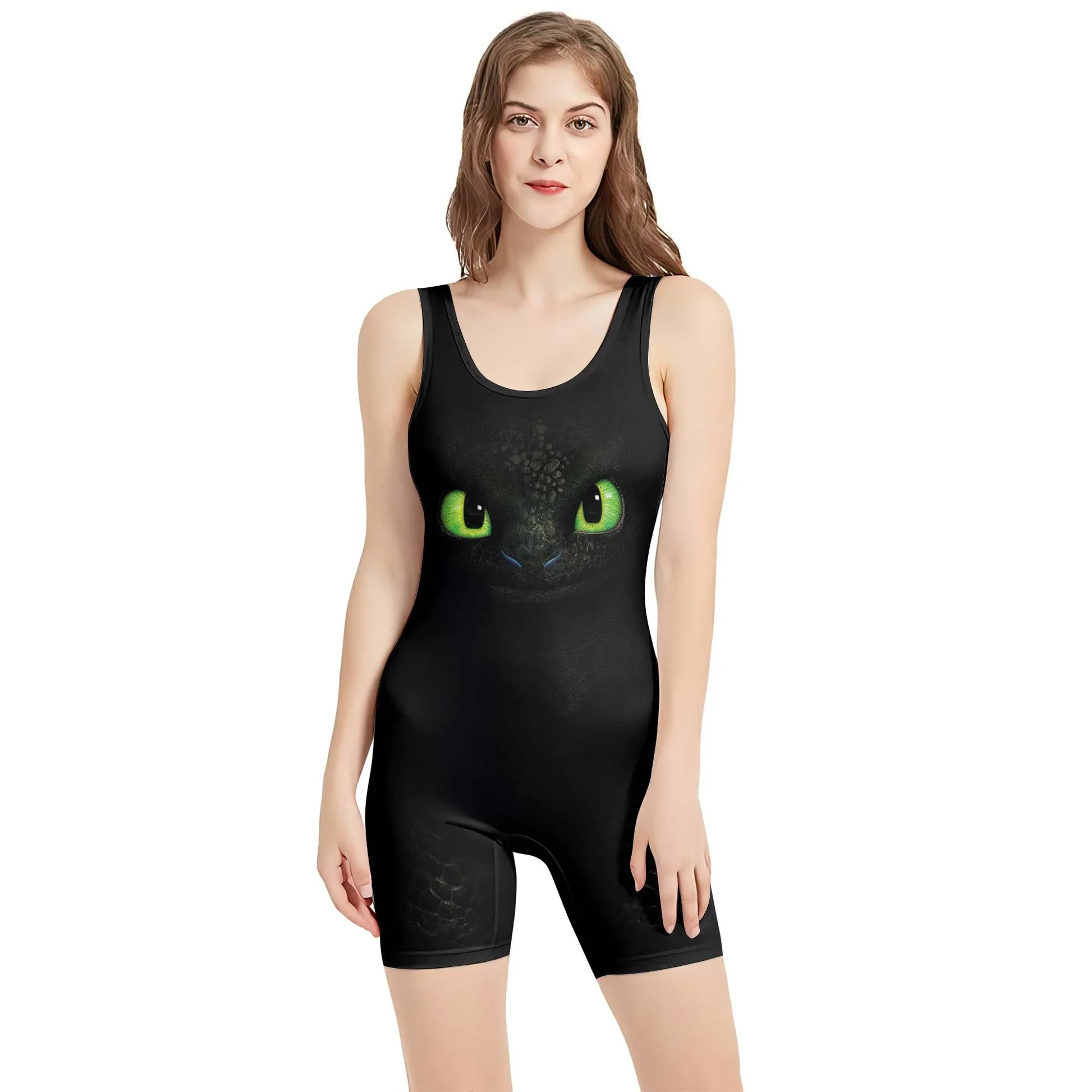 Toothless Face Wrestling Singlet