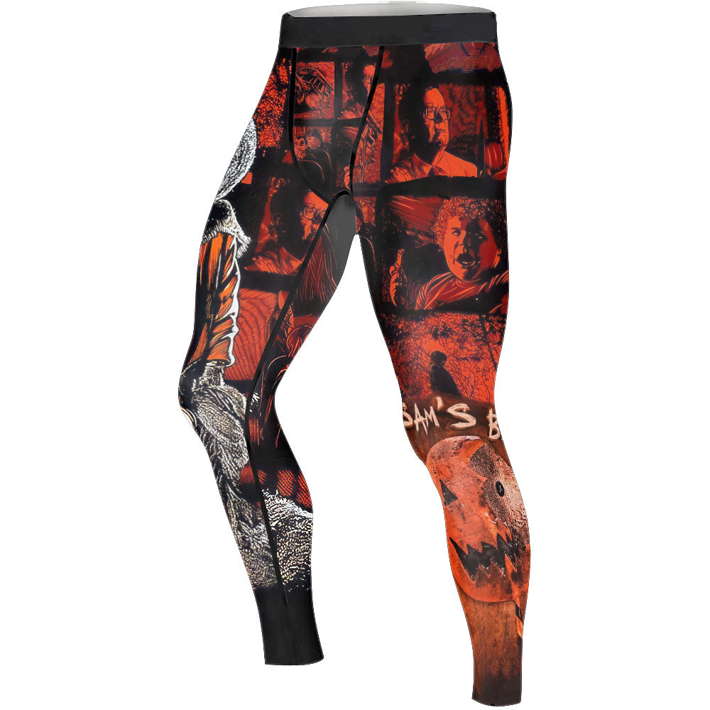 Trick 'r Treat Sam's Back Men's Compression Leggings