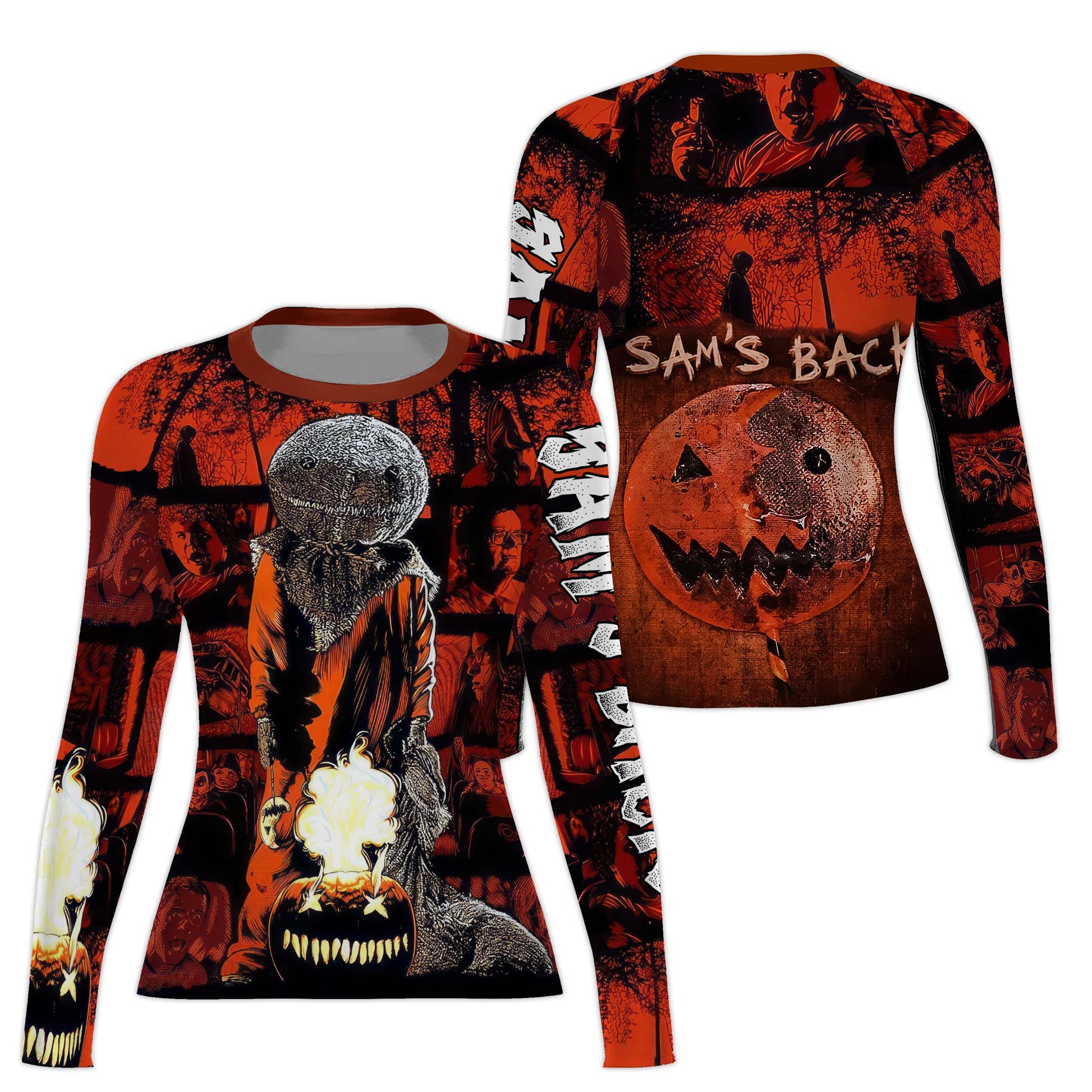 Trick 'r Treat Sam's Back Rash Guard