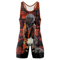 Trick 'r Treat Sam's Back Wrestling Singlet