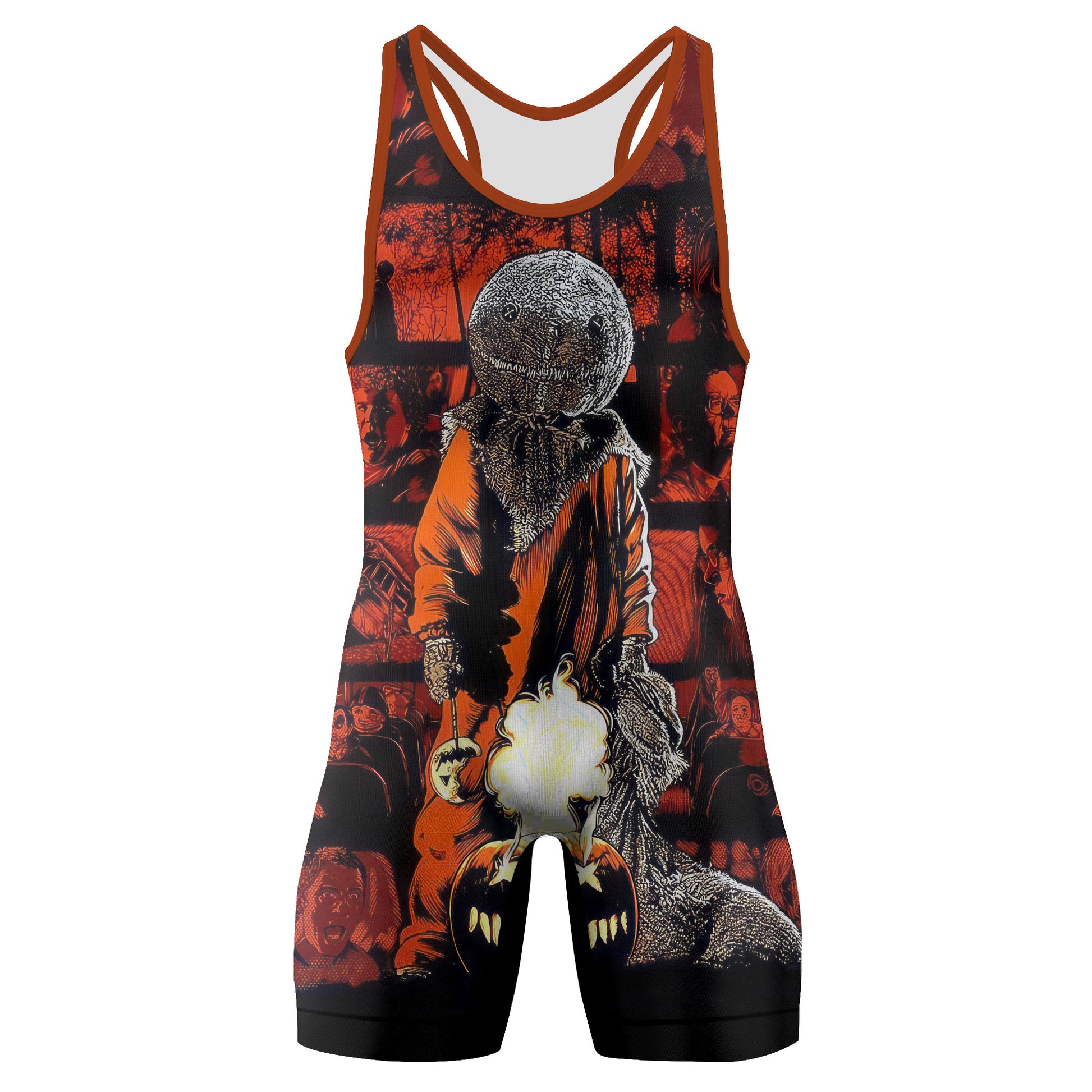 Trick 'r Treat Sam's Back Wrestling Singlet