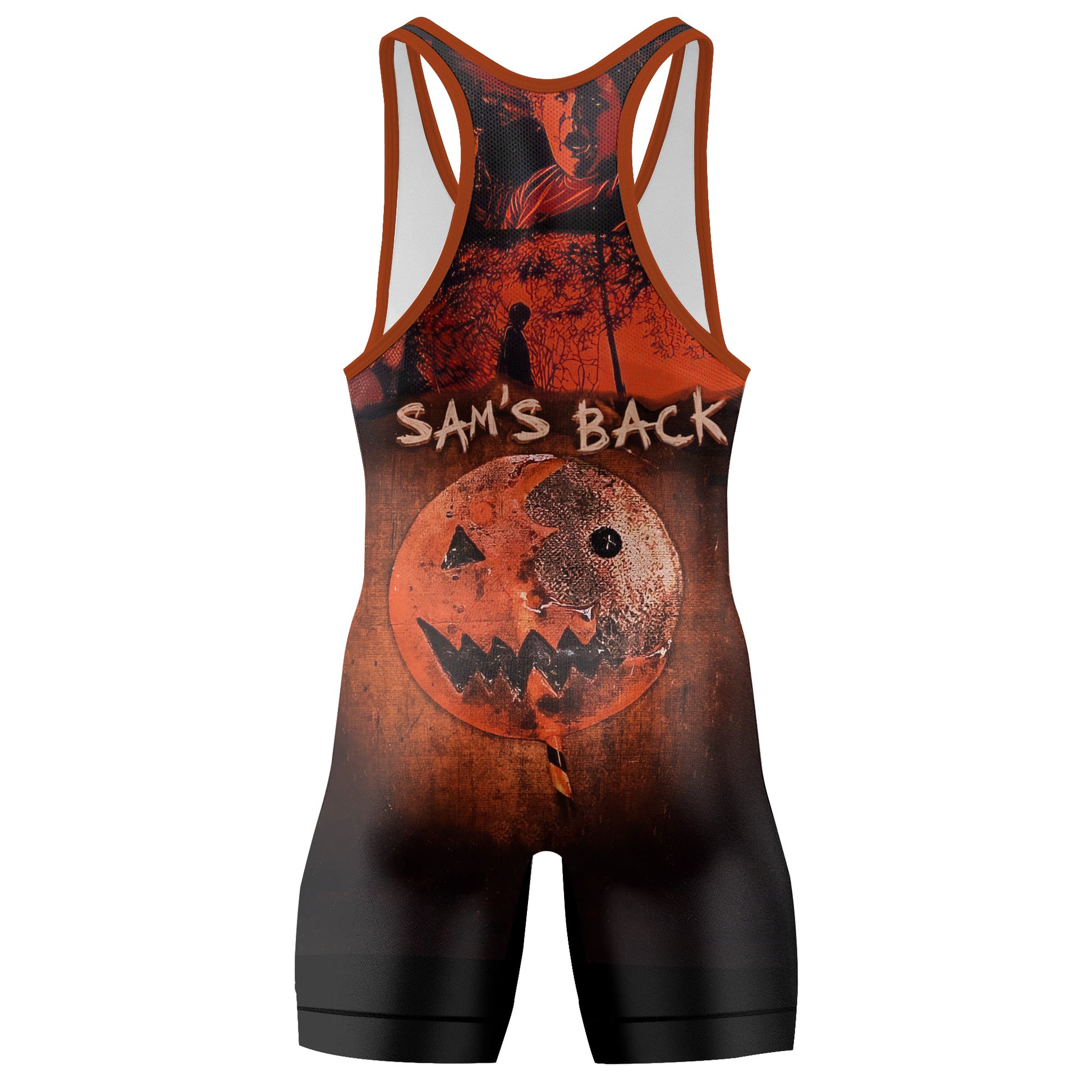 Trick 'r Treat Sam's Back Wrestling Singlet