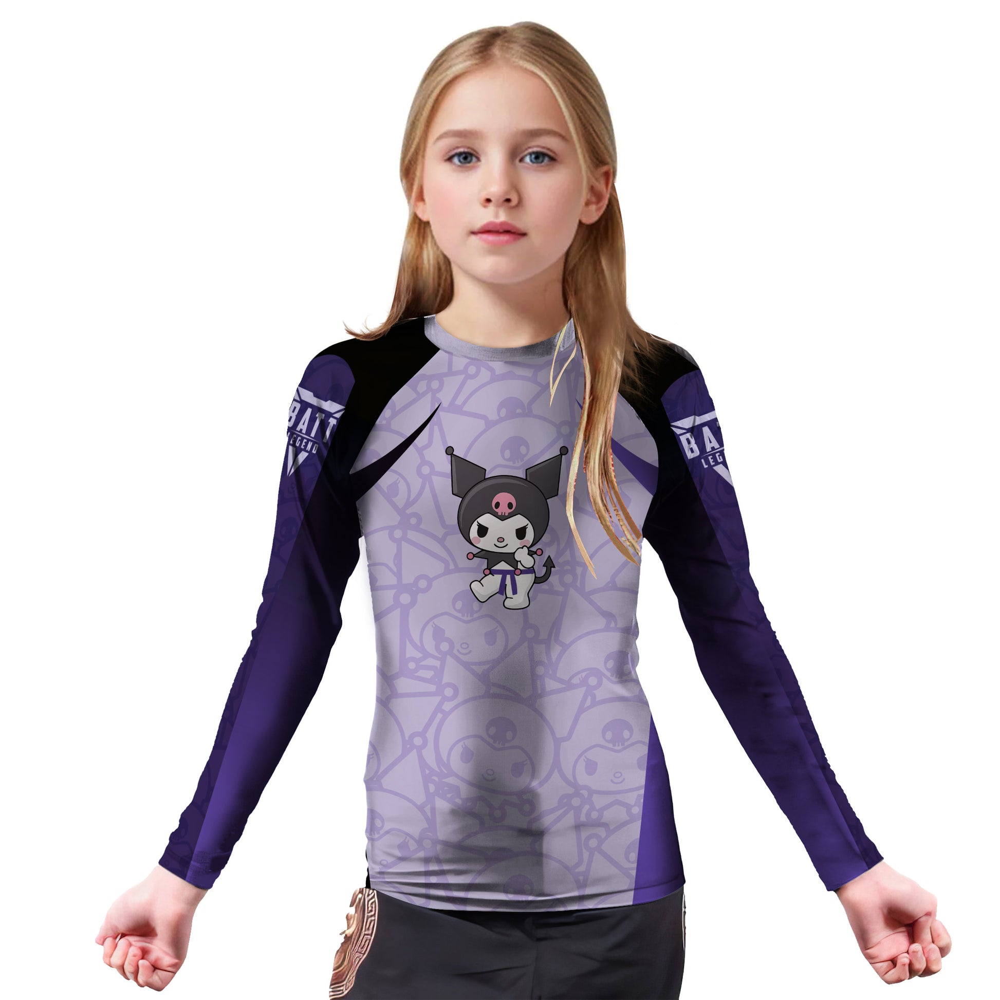 Tricksy Kuromi Kids Rash Guard