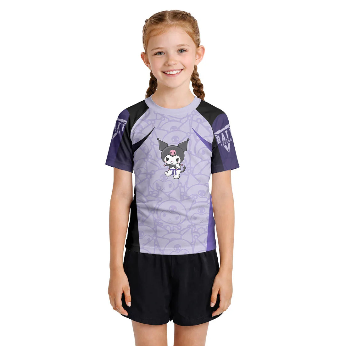 Tricksy Kuromi Kids Rash Guard