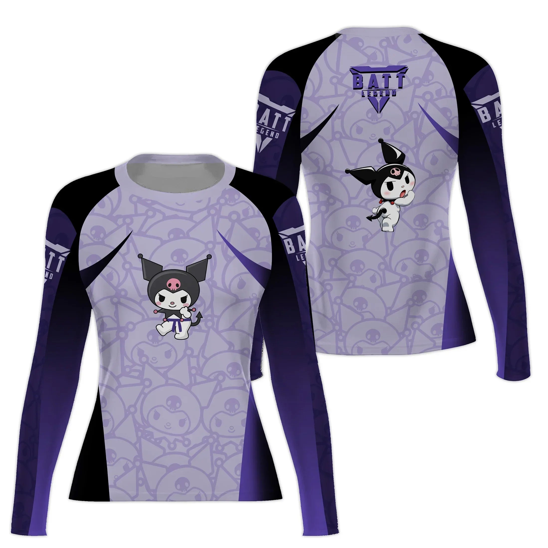 Tricksy Kuromi Rash Guard for MMA & Fitness