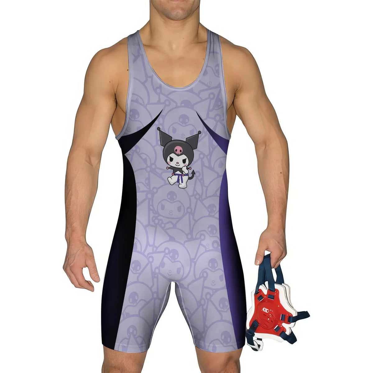 Tricksy Kuromi Wrestling Singlet - Dynamic Design