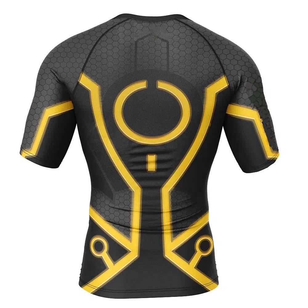 Tron Legacy Yellow Uniform Rash Guard