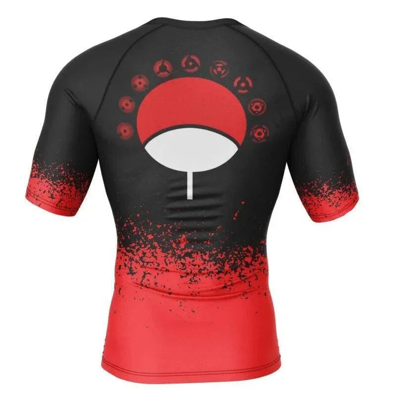 Uchiha Clan Symbol Rash Guard | Jiu Jitsu Rash Guard