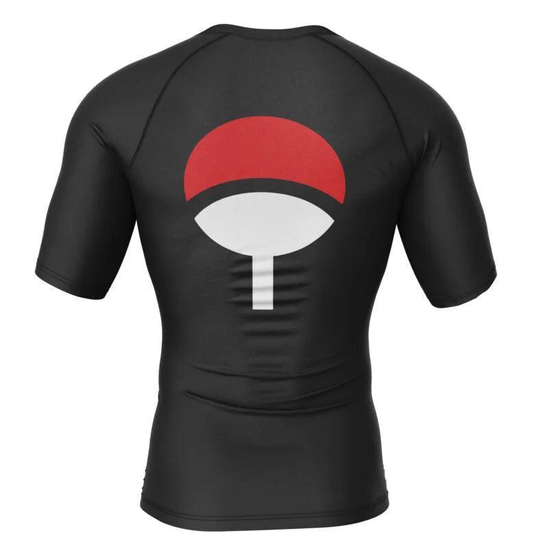 Uchiha Symbol Short Sleeve Rash Guard