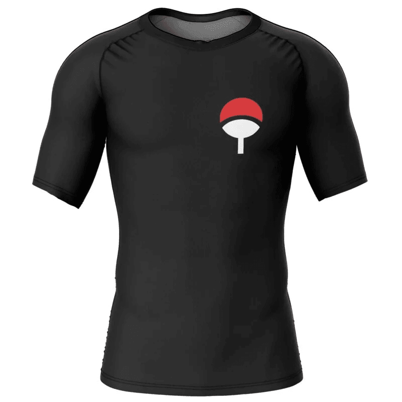 Uchiha Symbol Short Sleeve Rash Guard