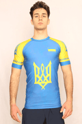 Ukraine Short Sleeve Rash Guard